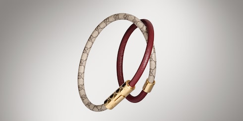 Doppeltes Armband mit GG Detail