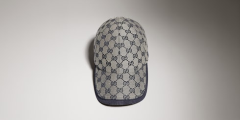 Cappellino da baseball in tessuto di cotone GG