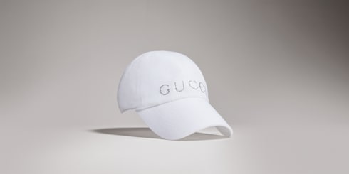 Canvas baseball hat with print