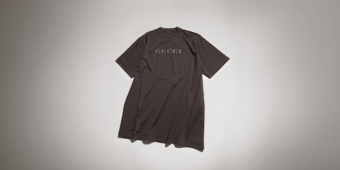 T-shirt in jersey di cotone con stampa