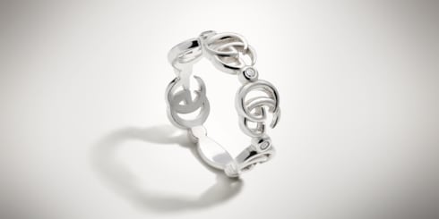 GG Marmont ring with crystals