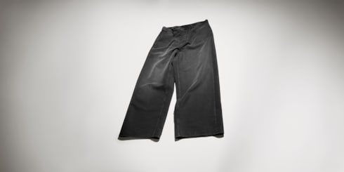 Gewaschene Baumwoll-Nylon-Denim-Hose
