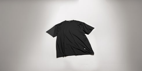 T-shirt en jersey technique texturé