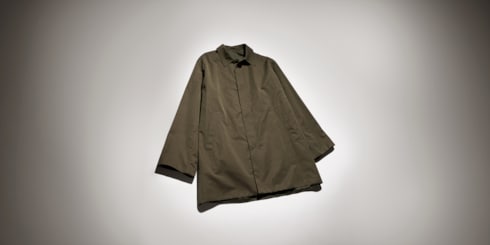 Cappotto in twill di cotone tecnico