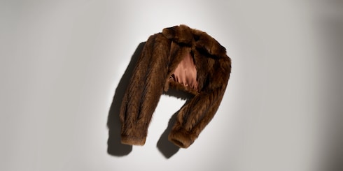 Soft shearling bolero