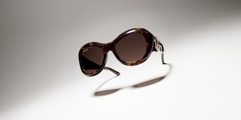 Sonnenbrille mit rundem Rahmen
