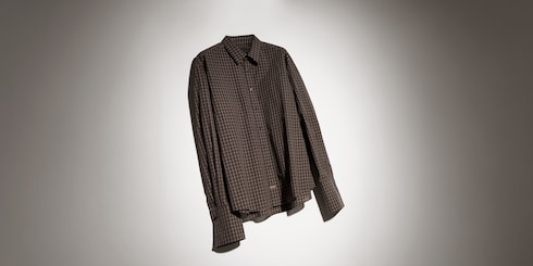 Camicia in cotone a quadri