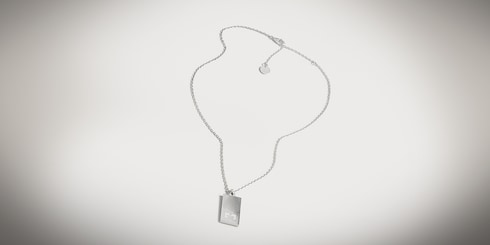 Gucci Trademark tag necklace