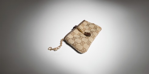 Gucci Jackie Schlüsseltäschchen mit Reißverschluss