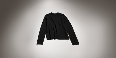 Pull en laine avec broderie