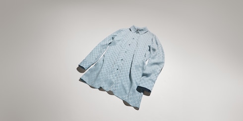 Bluse aus GG Seidenjacquard