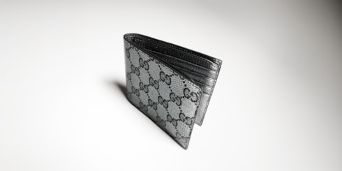 Portefeuille à rabat avec GG