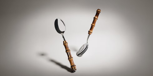 Bamboo spoon, set of two