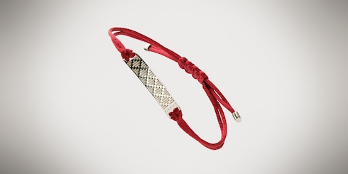 Gucci Diamante系列绳状手链