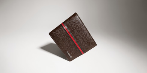 Bi-fold coin wallet with Web