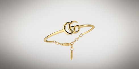 Pulsera esculpida GG Marmont