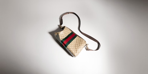 Medium GG crossbody bag with Web
