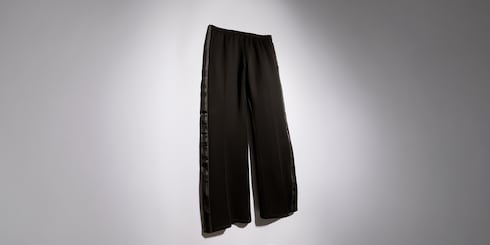 Cotton sportswear pants with muted Web
