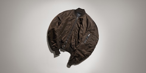 Jacke aus Nylontwill