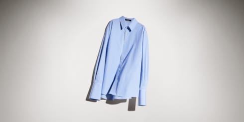 Striped cotton shirt