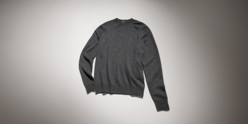 Nahtloser Kaschmirstrickpullover