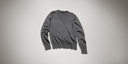 Pull en maille de soie fine
