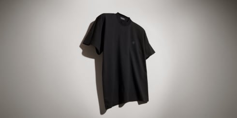 Cotton jersey T-shirt with embroidery