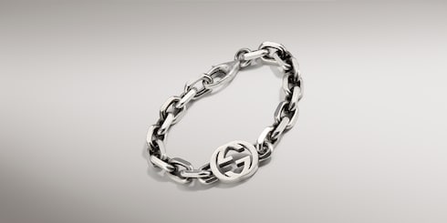 Interlocking G Bracelet In 925 Sterling Silver | GUCCI® US
