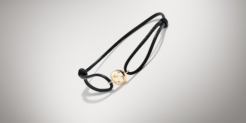 Gucci Interlocking 18k charm bracelet