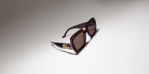 Square-frame Double G sunglasses