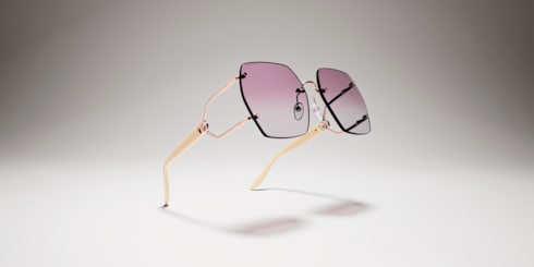 Geometric frame sunglasses