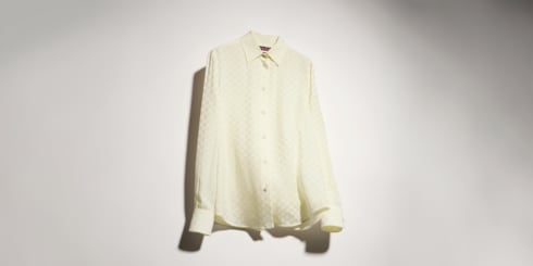 GG crêpe silk shirt