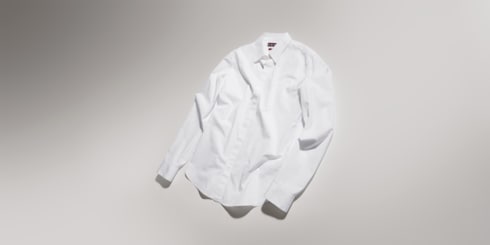 Camicia in popeline di cotone con ricamo