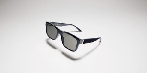Lunettes de soleil rectangulaires