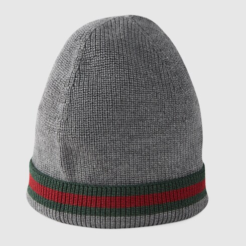 Knit wool Web hat