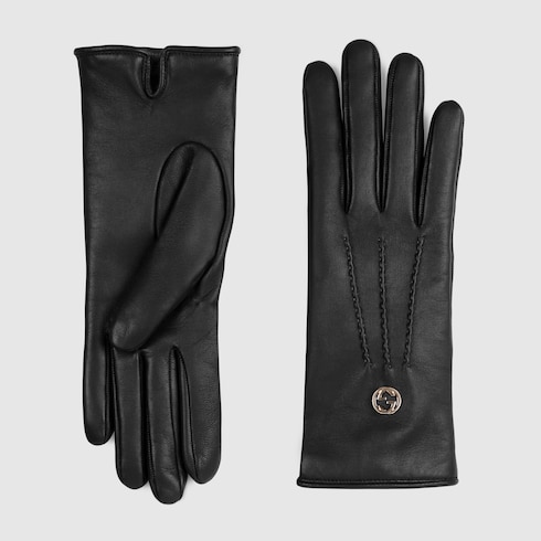 Women's leather gloves