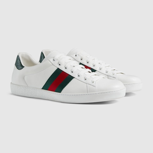 Baskets en cuir Ace pour homme | GUCCI® FR