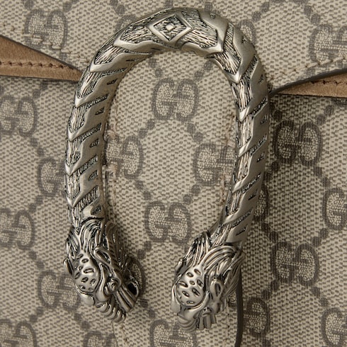 GG Supreme Dionysus Small Shoulder Bag With Beige Detail | GUCCI® US