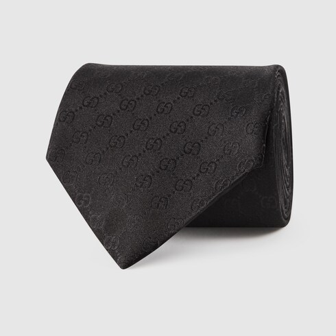 gg pattern silk tie