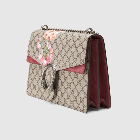 GUCCI DIONYSUS MEDIUM GG BLOOMS SHOULDER BAG