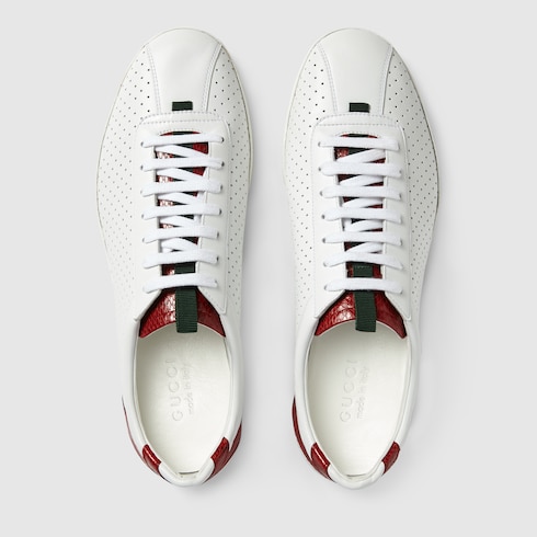 gucci ace perforated sneaker