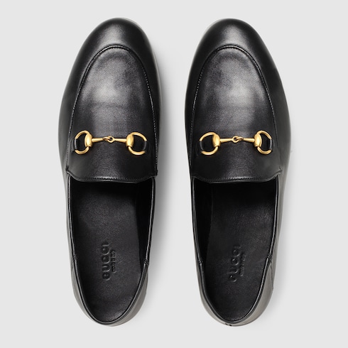 Halbschuh aus Leder mit Horsebit