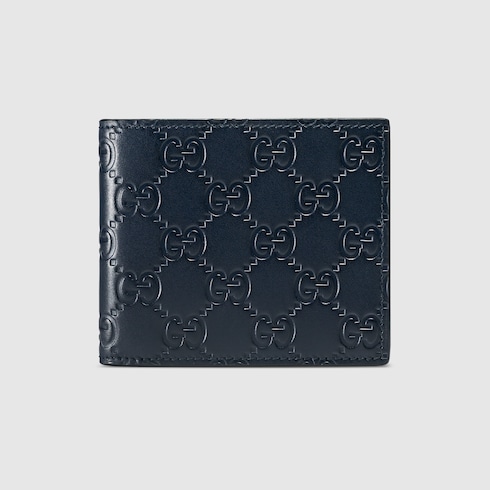blue gucci wallet