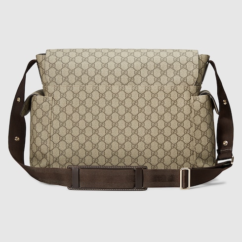 grey gucci diaper bag