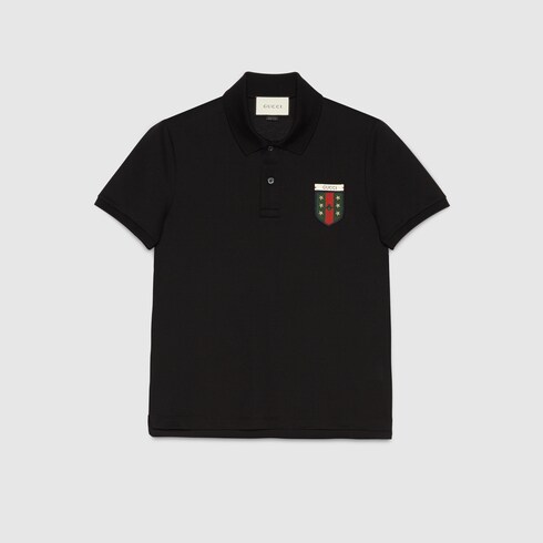 gucci crest polo