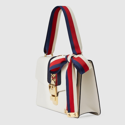 gucci sylvie small white