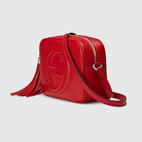 GUCCI SOHO SMALL LEATHER DISCO BAG,308364A7M0G6523
