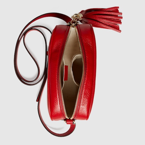 GUCCI SOHO SMALL LEATHER DISCO BAG,308364A7M0G6523