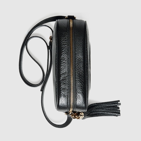 gucci soho black leather crossbody bag