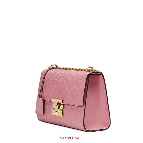 GUCCI PADLOCK MEDIUM GUCCI SIGNATURE SHOULDER BAG